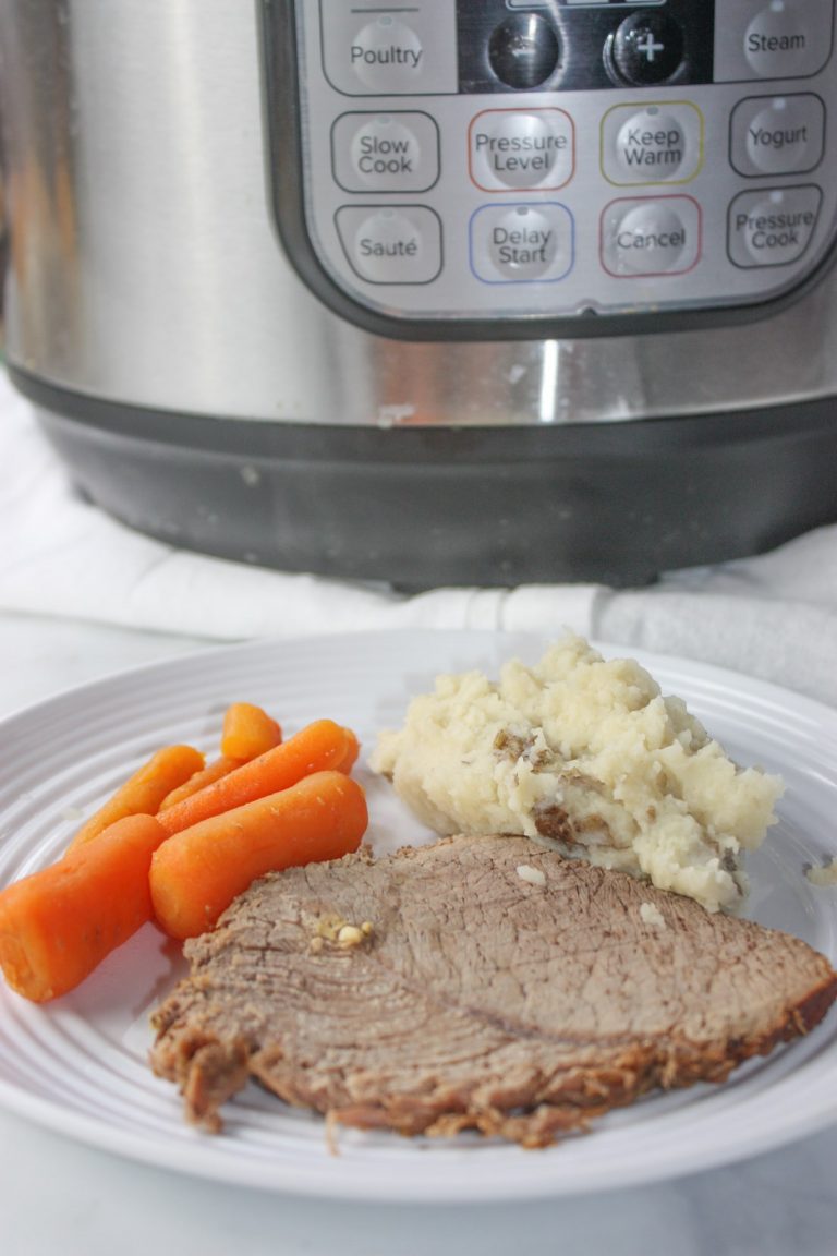 Instant Pot Sirloin Tip Roast with Gravy and Vegetables Kiss Gluten