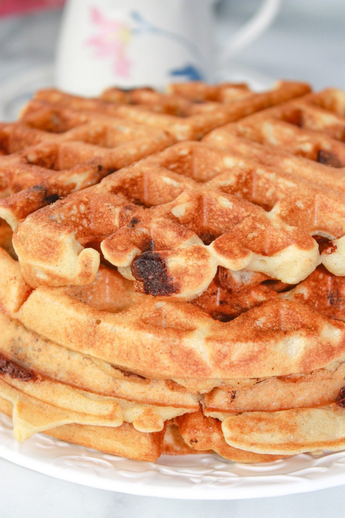 Peanut Butter Chocolate Chip Banana Waffles Gluten Free Kiss Gluten
