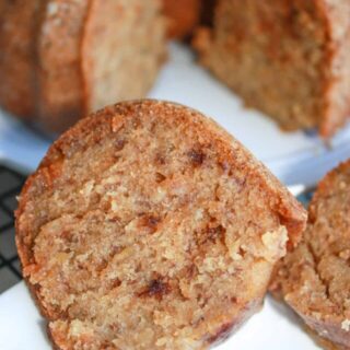 Gluten Free Banana Bread done in the Instant Pot was so moist and delicious.  This easy pressure cooker recipe allowed me to set it and forget it.