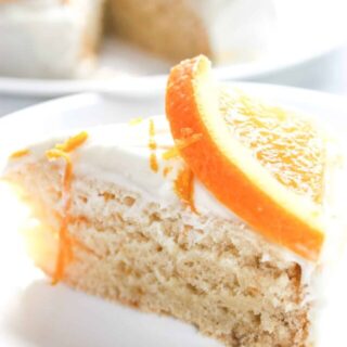 Spring and summer bring on cravings for all things citrus!  This Instant Pot Orange Cake is an easy pressure cooker recipe that complement any warm weather meal. This gluten free cake is moist and delicious!