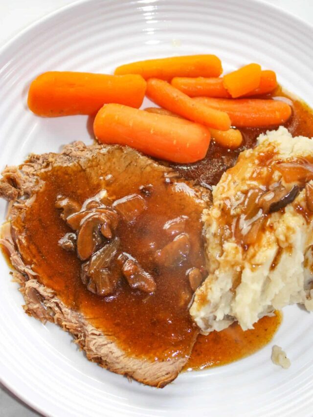 Instant Pot Sirloin Tip Roast with Gravy and Vegetables Recipe
