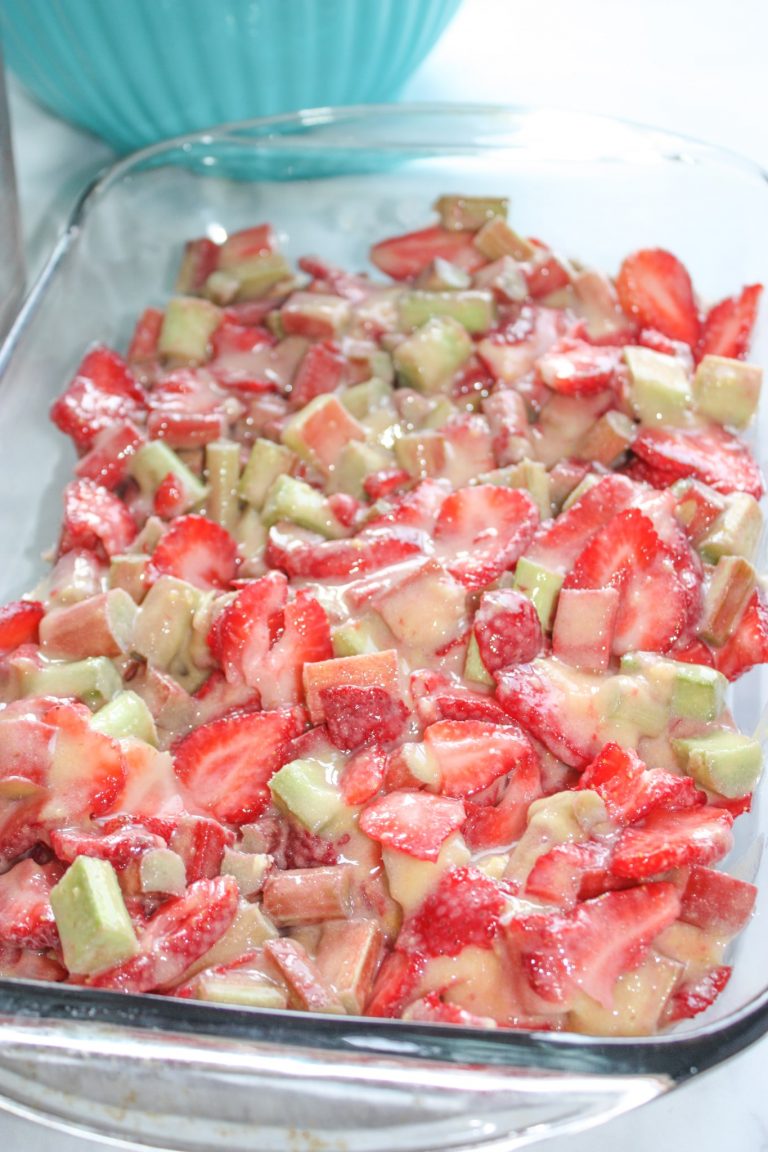 Gluten Free Strawberry Rhubarb Crisp Kiss Gluten Goodbye