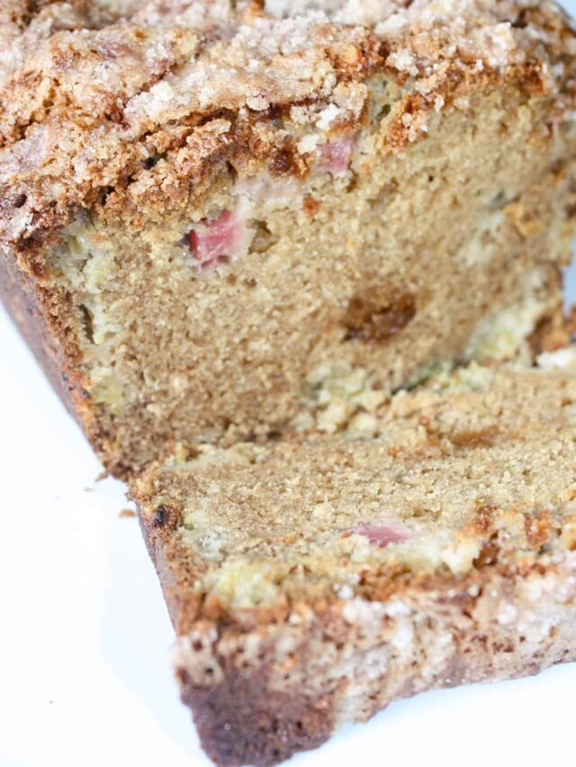 How to Make Gluten Free Rhubarb Loaf