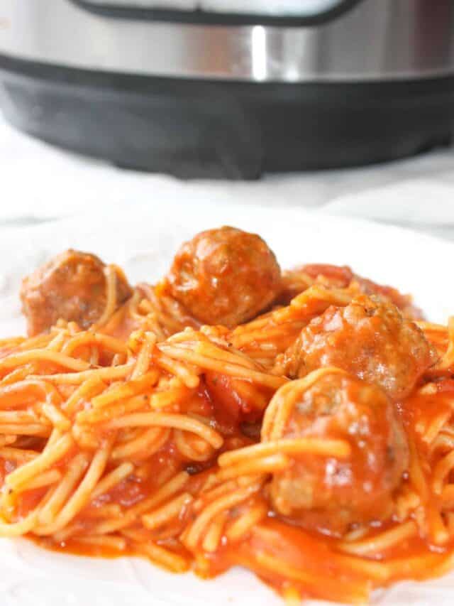 How to Make Instant Pot Spaghetti and Meatballs – Gluten Free