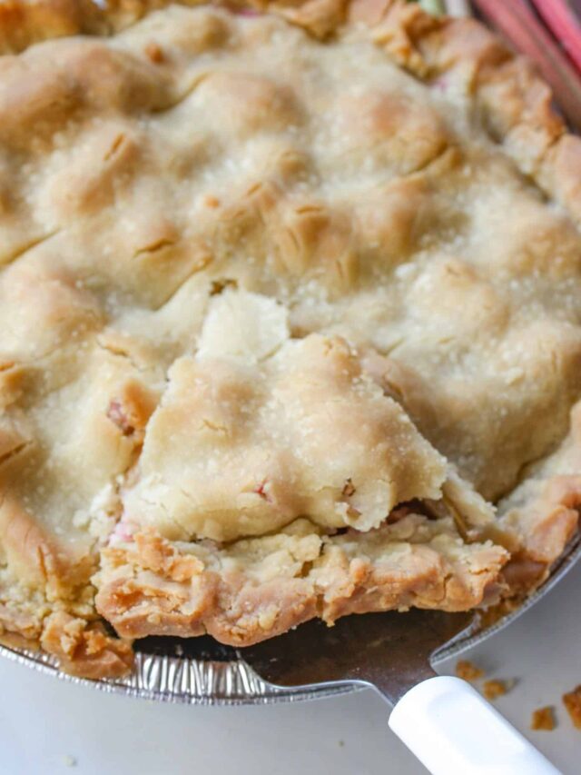 Gluten Free Rhubarb Pie Recipe