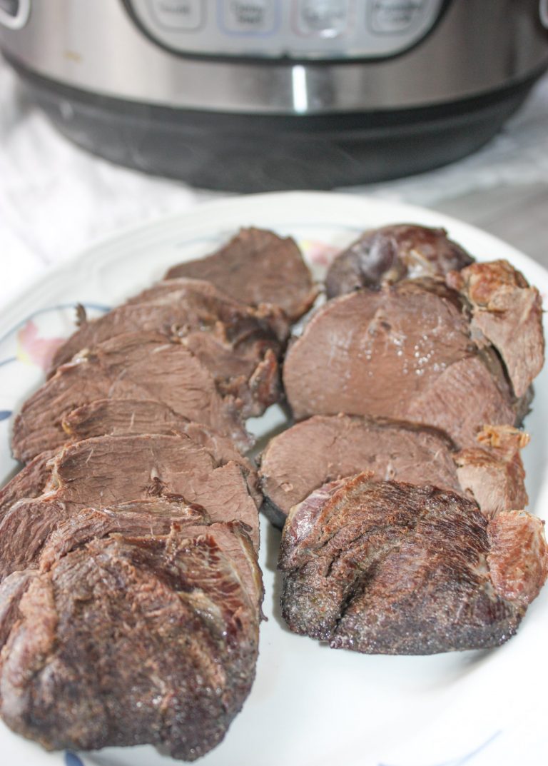 Instant Pot Wild Goose Breasts with Cherry Sauce Kiss Gluten Goodbye