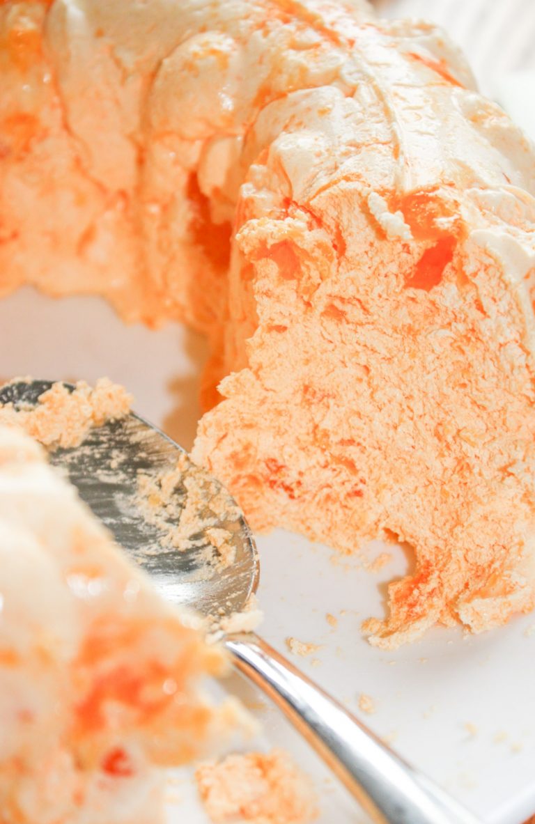 This Orange Jello Mold is a hit at all of our holiday get togethers.