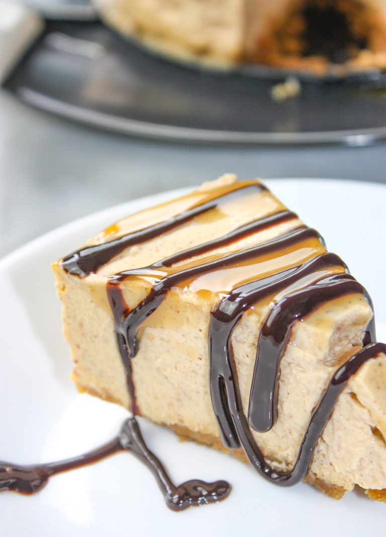 Instant Pot Pumpkin Cheesecake is my first attempt at cheesecake.  The pressure cooker made it so easy!  This gluten free, dairy free version was a real treat.