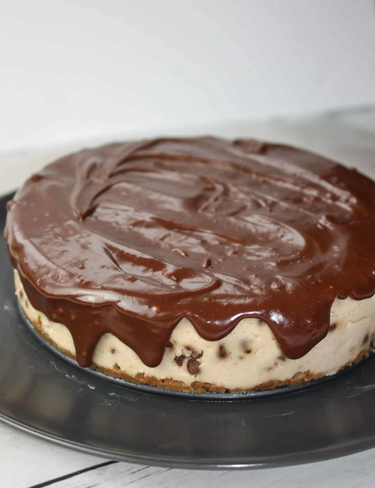 Instant Pot Peanut Butter Chocolate Cheesecake uses my favourite flavour combination. Thanks to the Instant Pot I can easily make a dairy free cheesecake with a gluten free crust!