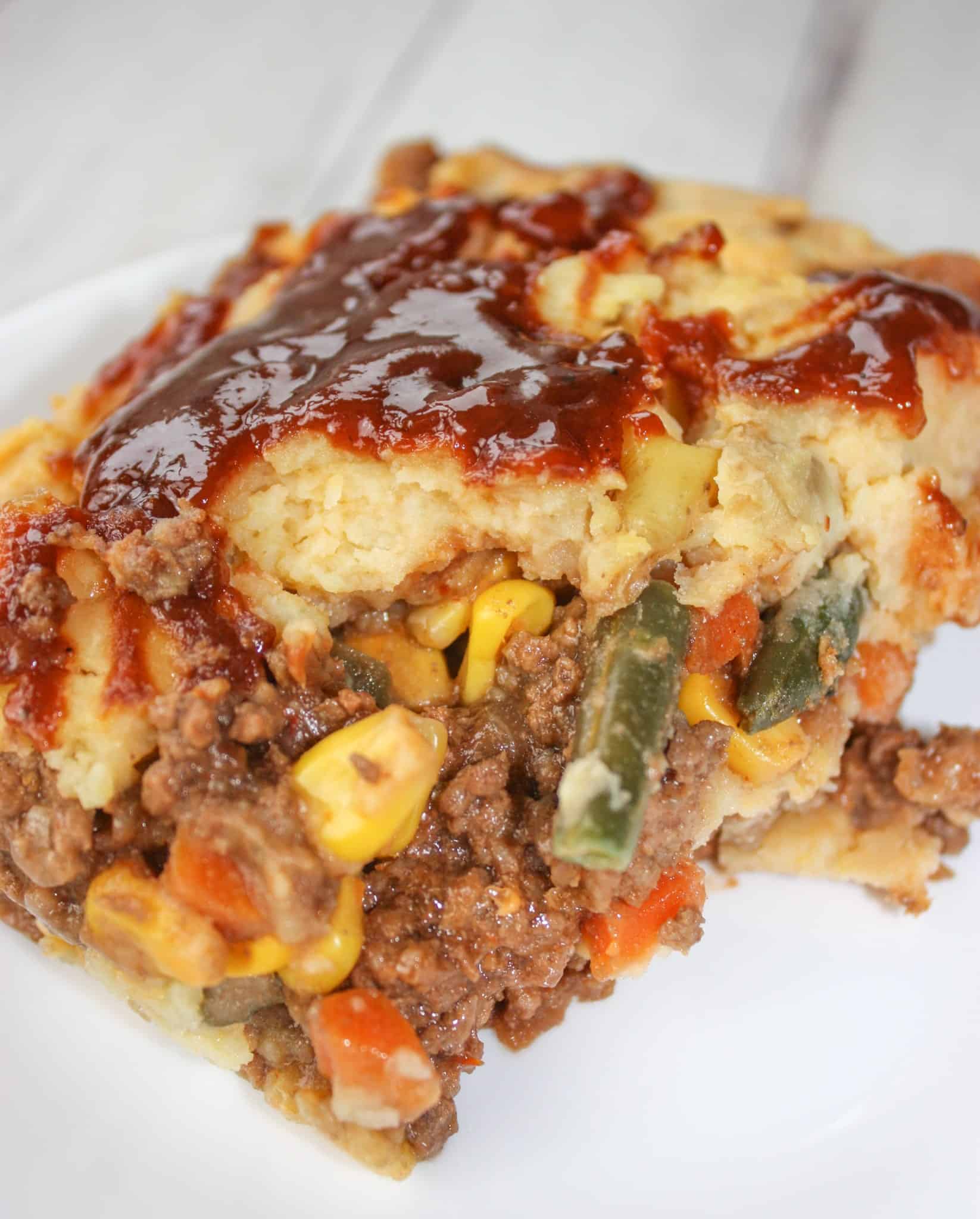 Shepherd's Pie is a favourite comfort meal in our home once the cooler weather arrives.  This gluten free, BBQ variation of this one dish dinner was quickly devoured!