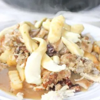 With Canadian Thanksgiving behind us and American Thanksgiving around the corner, Festive Poutine is an easy, tasty way to use up some holiday meal leftovers.