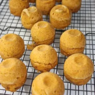 Instant Pot Pumpkin Bites are full of the flavours of fall.  This gluten free pressure cooker muffin variation, is loaded with pumpkin, spices and a surprise center if you choose that option.