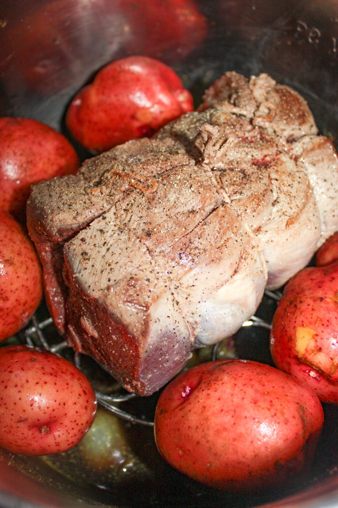 Instant Pot Venison Rump Roast, Potatoes and Cherry Gravy - Kiss Gluten ...