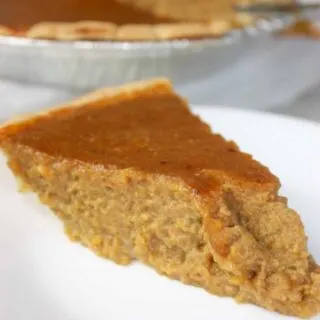Thanksgiving would not be Thanksgiving without Pumpkin Pie.  This gluten free, dairy free version makes it possible for everyone to enjoy this traditional holiday dessert!