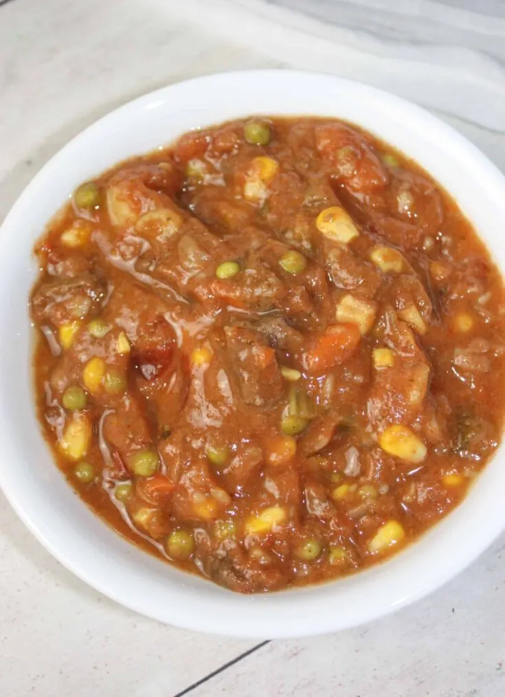 Instant Pot Venison Stew is an easy pressure cooker recipe.  It is a great way to use up some venison round steak that we have in abundance since the hunting season.