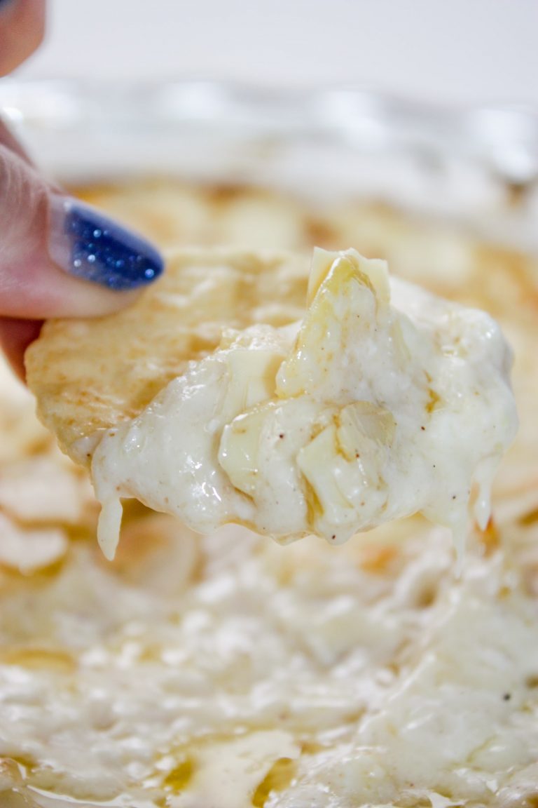 Since I have to be careful about my dairy intake I have been avoiding all my favourite appetizers!  This dairy reduced version of Swiss Cheese Dip still contains all the flavour but I can enjoy it without the worry.