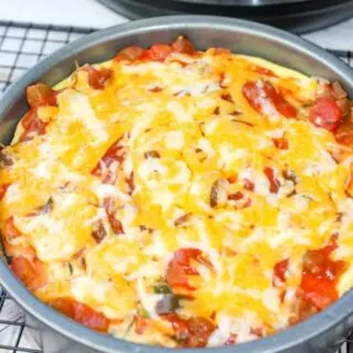 Instant Pot Breakfast Casserole is a delicious and easy pressure cooker recipe.  Serve it up for breakfast or add it to your next brunch menu.