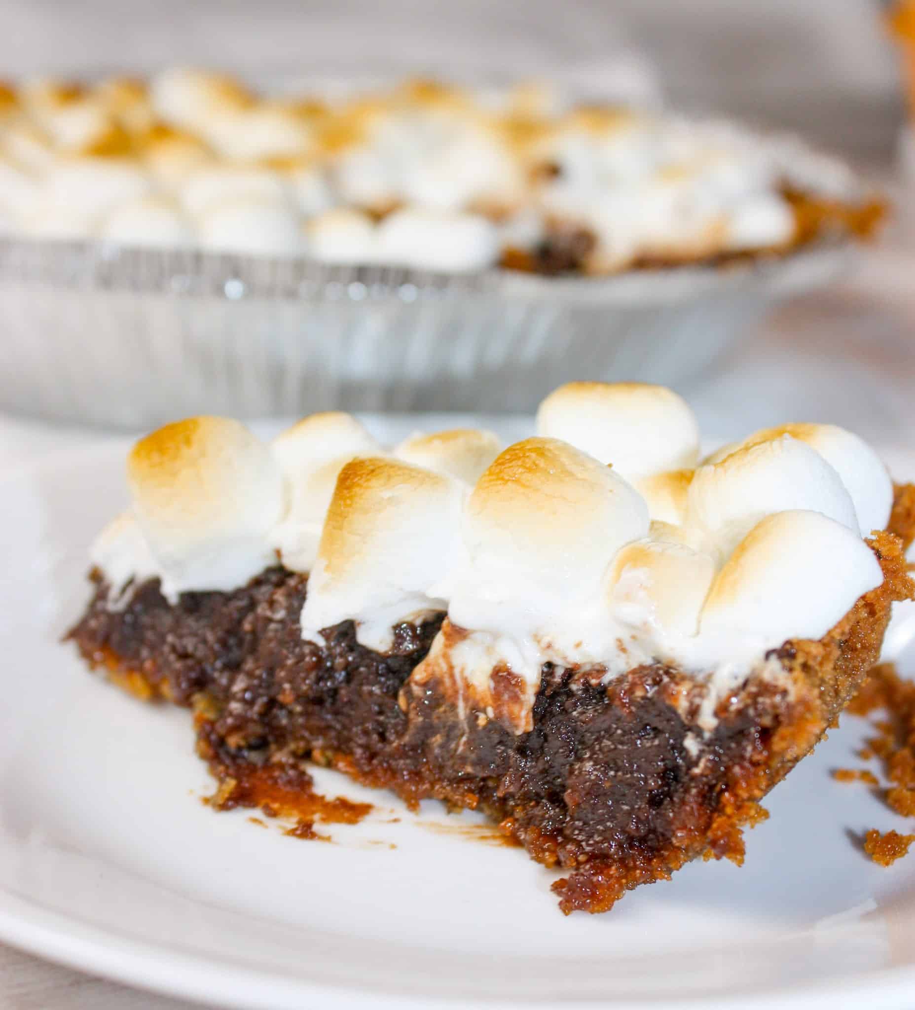 S'mores Pie is a delicious dessert that will delight the taste buds of young and old alike.  