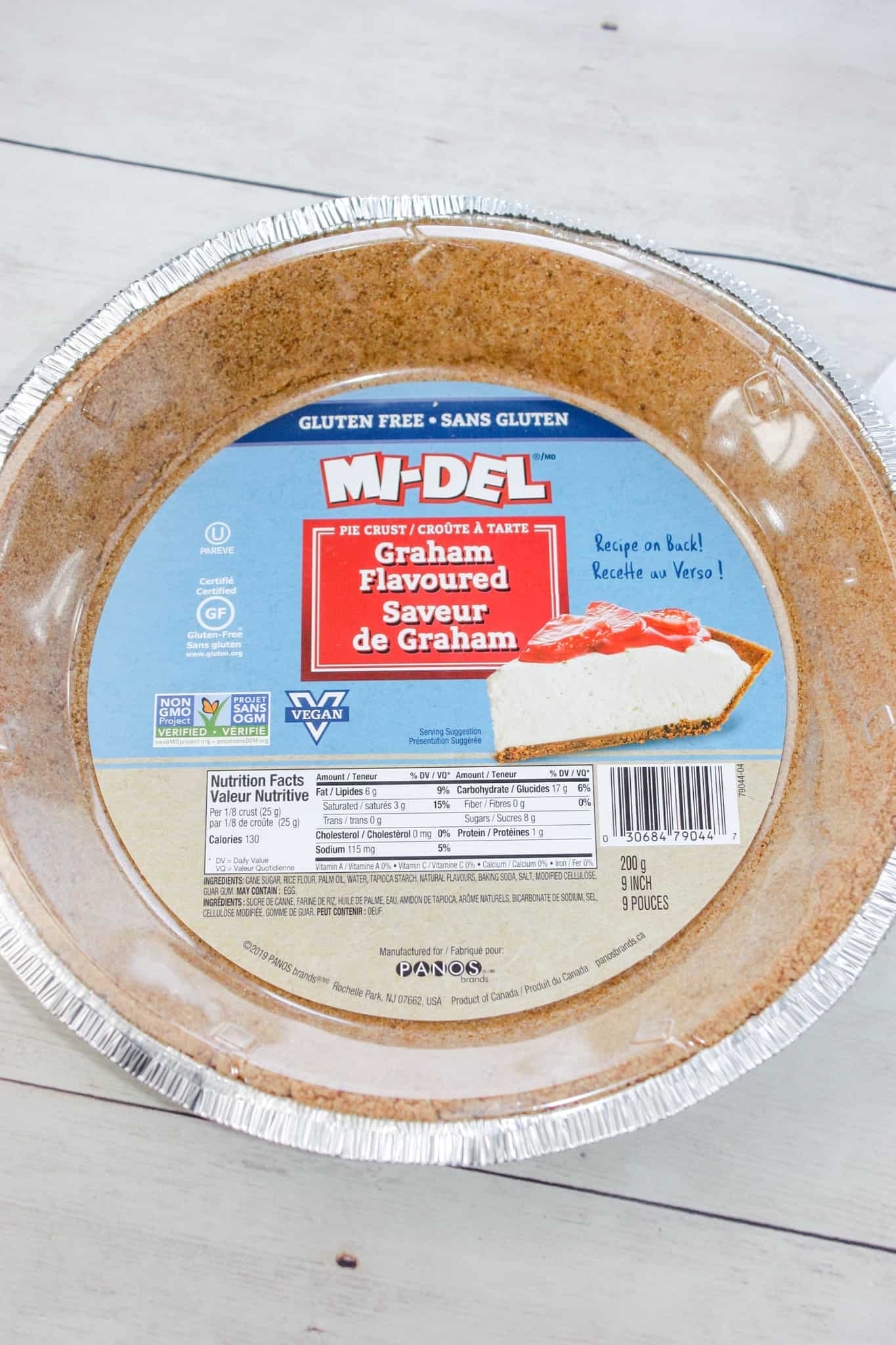 The graham pie crust.