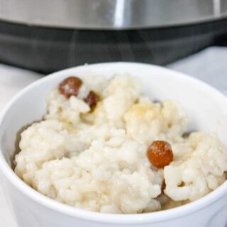 Arborio Rice Pudding is the perfect dessert any day of the week.  Dress it up to suit your tastes and this dairy free version of rice pudding will satisfy any sweet cravings.