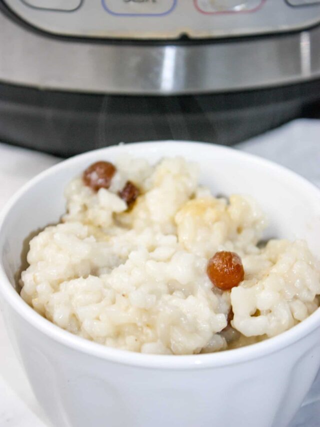 Instant Pot Arborio Rice Pudding Recipe – Dairy Free