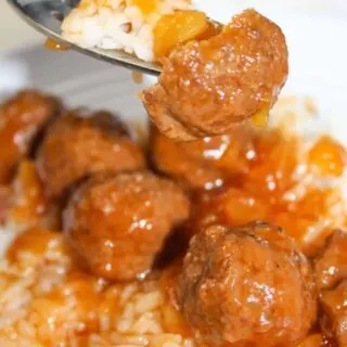 Instant Pot Hawaiian Meatballs and Rice is an easy and delicious recipe that can quickly be prepared for a week night meal.  This pressure cooker recipe is loaded with pineapple and spices to wake up those taste buds! 