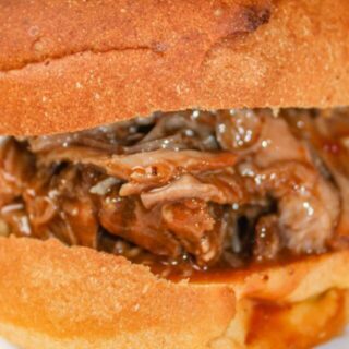 Instant Pot Pulled Pork is a delicious gluten free pulled pork recipe.  The Instant Pot allows you to take a pork shoulder roast and turn it into a shredded masterpiece in less time than a slow cooker.