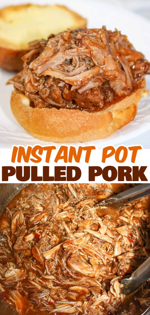 Instant Pot Pulled Pork is a delicious gluten free pulled pork recipe.  The Instant Pot allows you to take a pork shoulder roast and turn it into a shredded masterpiece in less time than a slow cooker.