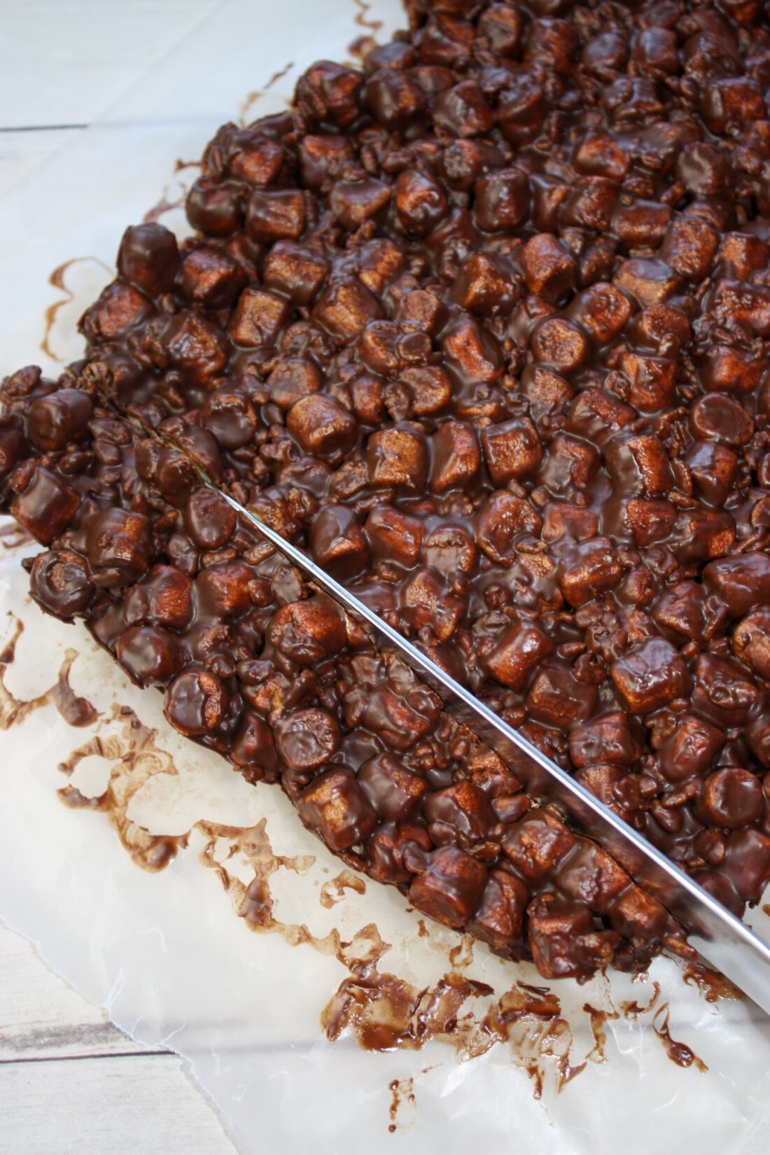 Chocolate Peanut Butter Marshmallow Squares Kiss Gluten Goodbye