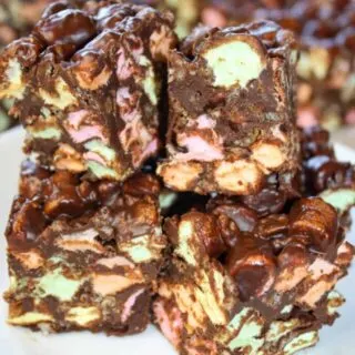Chocolate Peanut Butter Marshmallow Squares are an easy and delicious dessert recipe that will be enjoyed by young and old alike.