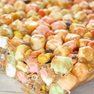 Peanut Butter Marshmallow Squares are a tasty, no bake dessert recipe that is a popular choice for all ages and occasions.
