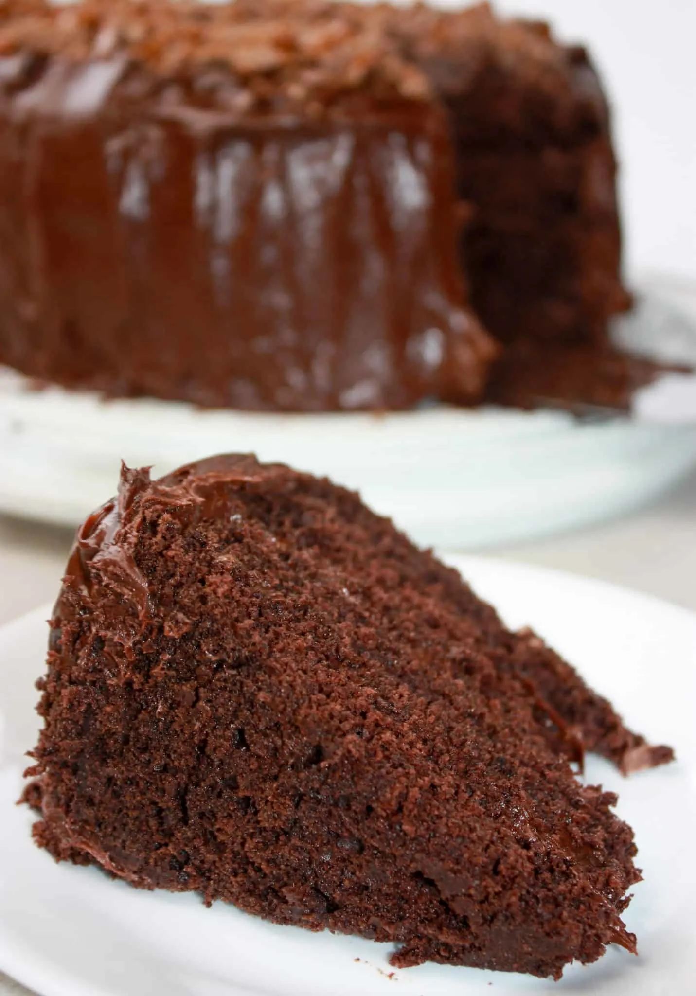 Gluten Free Chocolate Layer Cake is a delicious dessert that is easy to make.  This moist and light layer cake can easily be decorated to suit any occasion. 