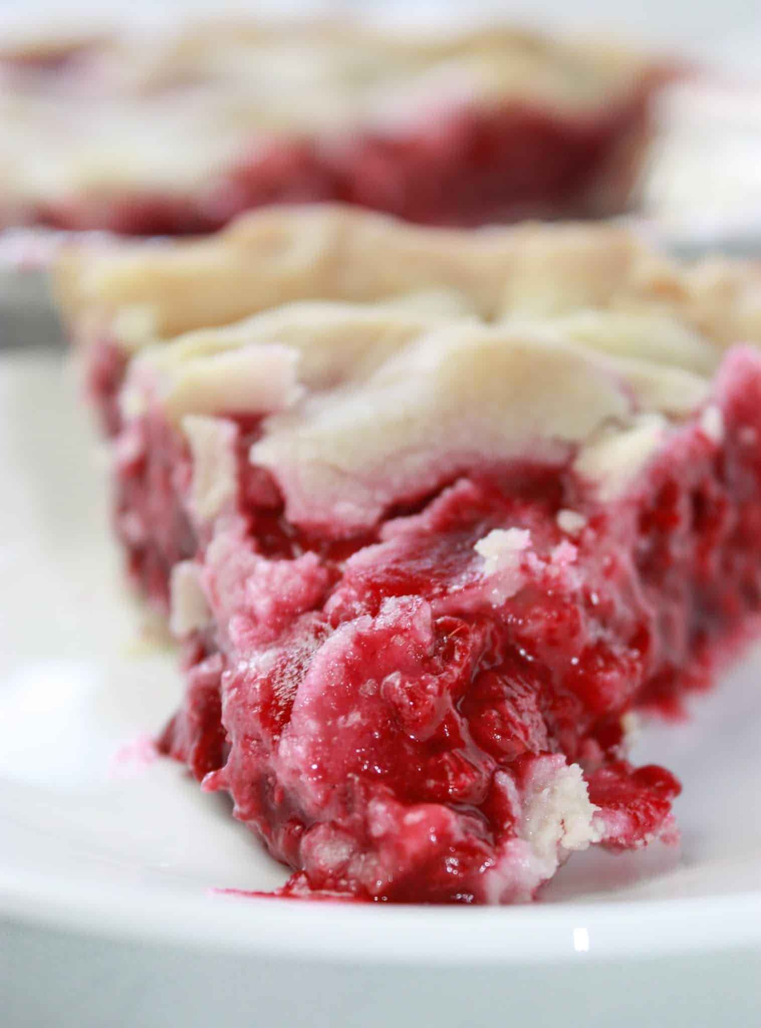 Raspberry Pie is a popular baking creation in our family.  This easy, gluten free, fruit filled dessert can be a great finish to a family meal.