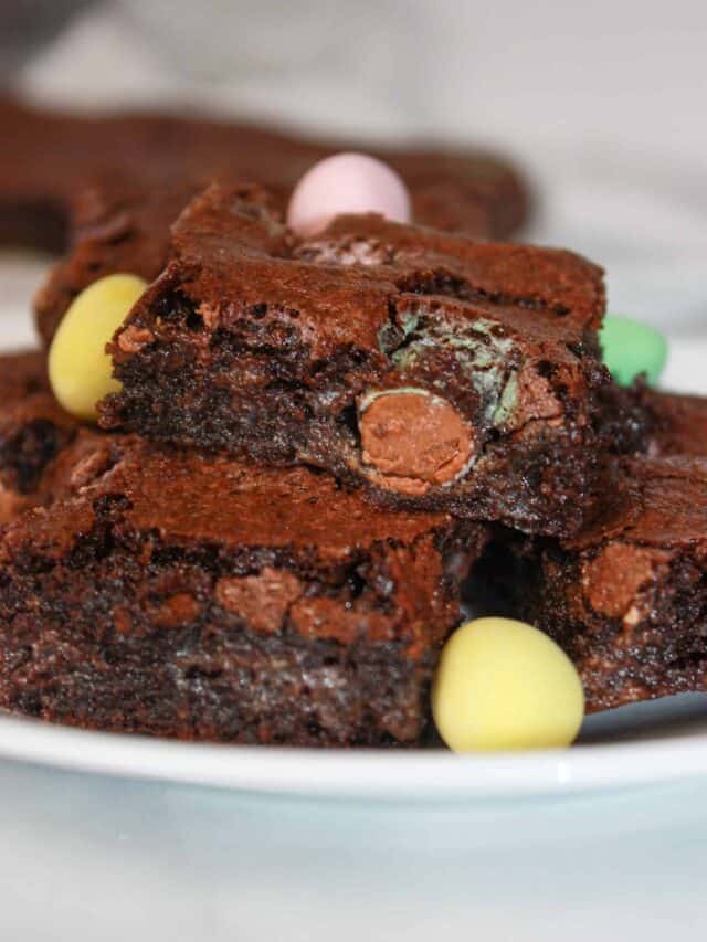How to Make Mini Egg Brownies with Almond Flour