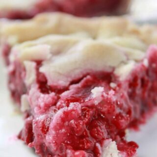 Raspberry Pie is a popular baking creation in our family.  This easy, gluten free, fruit filled dessert can be a great finish to a family meal.