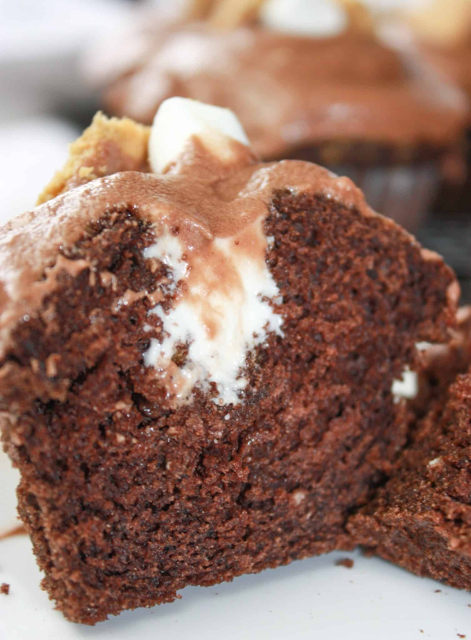S'mores Cupcakes are a delightful dessert treat that will be enjoyed by young and old alike.  These gluten free cupcakes will bring back memories of campfire gatherings any time of the year.