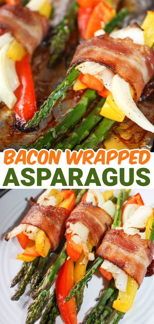 Bacon Wrapped Asparagus is a delicous, seasonal side dish that is quick and easy to prepare.  With the availability of vegetables these days it can even be made year round.