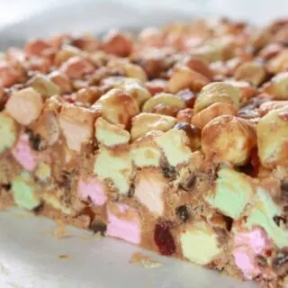 Loaded Peanut Butter Marshmallow Squares are a delicious variation of the Butterscotch Confetti that I grew up with.