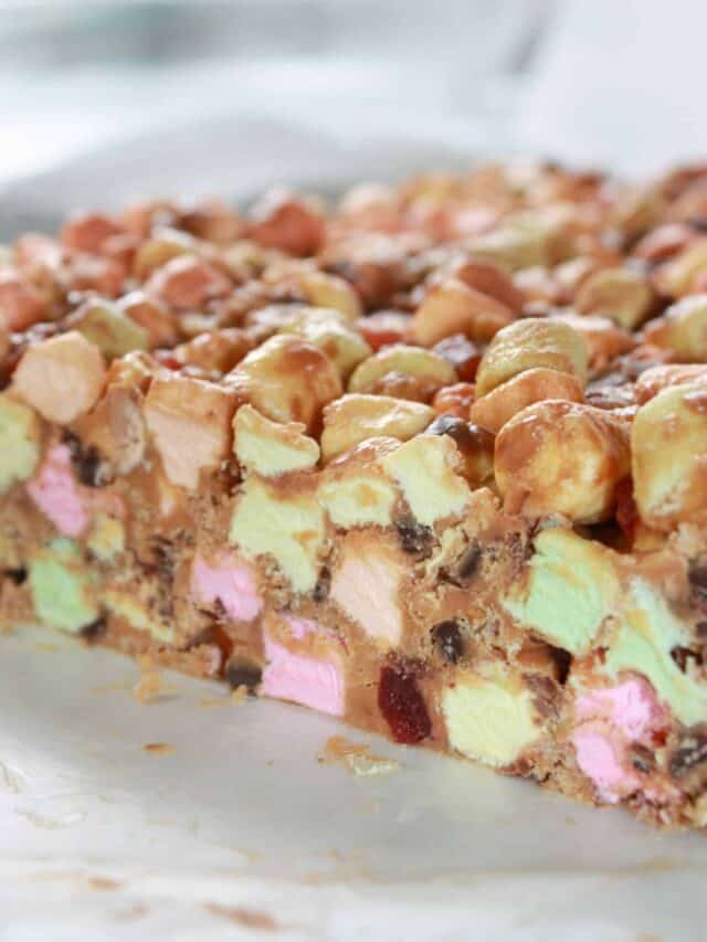 Loaded Peanut Butter Marshmallow Squares Recipe