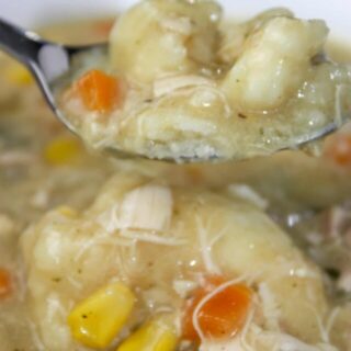 Chicken and Dumplings is a classic comfort food recipe.  This gluten free, stove top version does not disappoint!