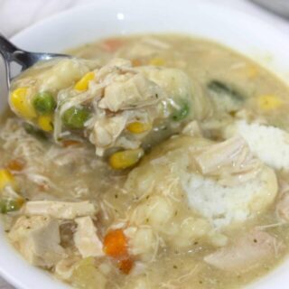 Chicken and Dumplings is a classic comfort food recipe.  This gluten free, stove top version does not disappoint!
