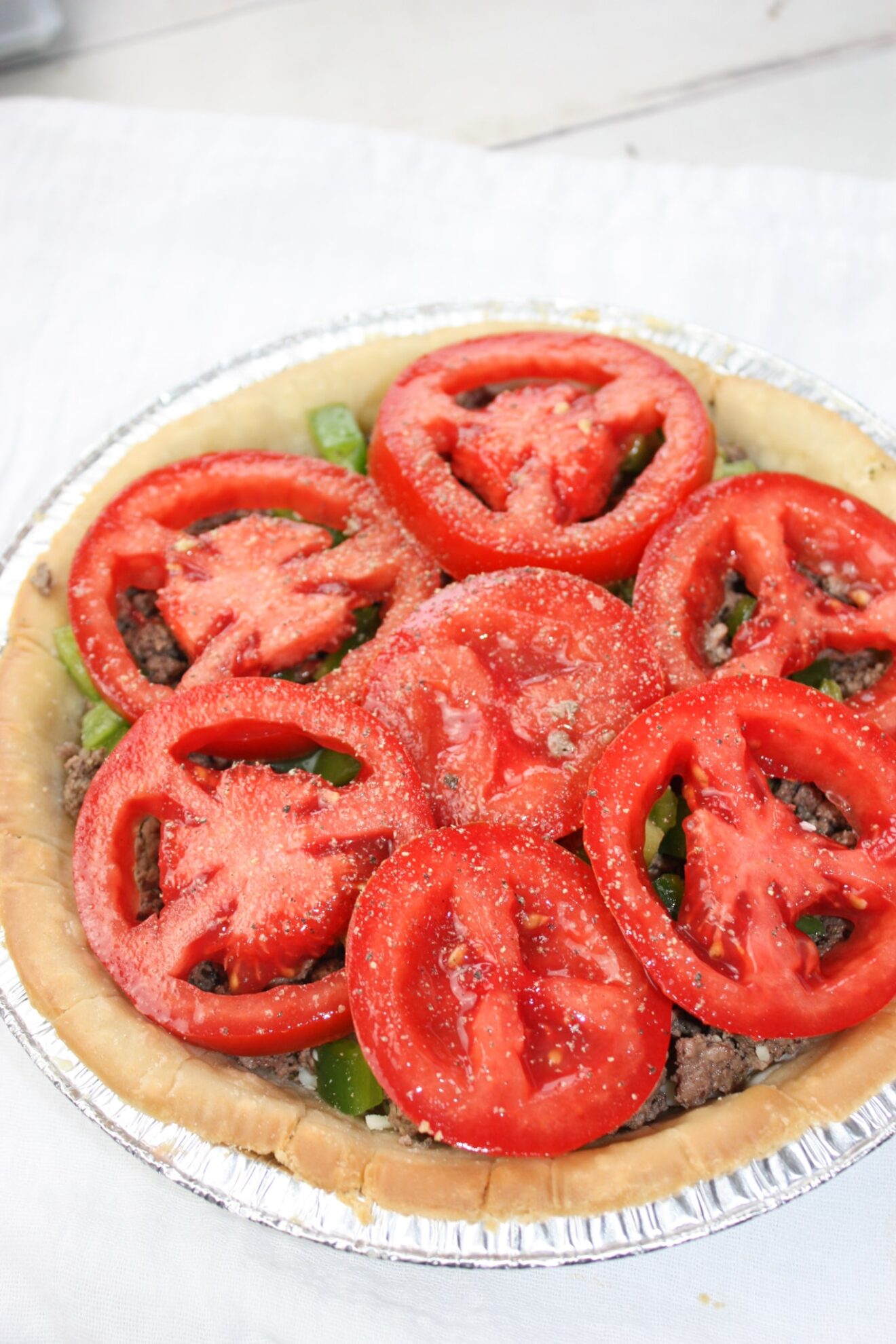Beef and Tomato Pie - Kiss Gluten Goodbye