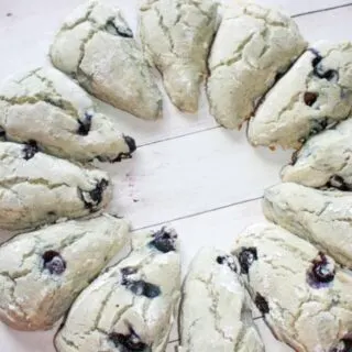 Baking up a quick batch of Blueberry Scones is a great way to complement your coffee or tea any time of the day.