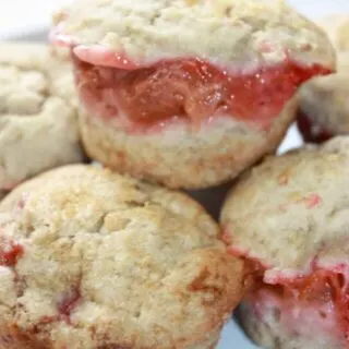 This simple muffin recipe offers another option to use some seasonal ingredients in a delicious way. &nbsp;Strawberry Rhubarb Muffins are a perfect moist, flavourful snack or breakfast choice.
