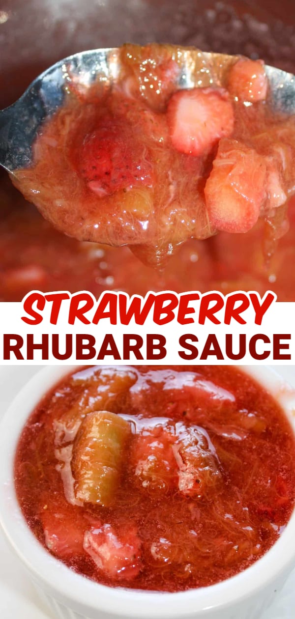 Strawberry Rhubarb Sauce is a delicious seasonal sauce and its uses are only limited by your imagination.