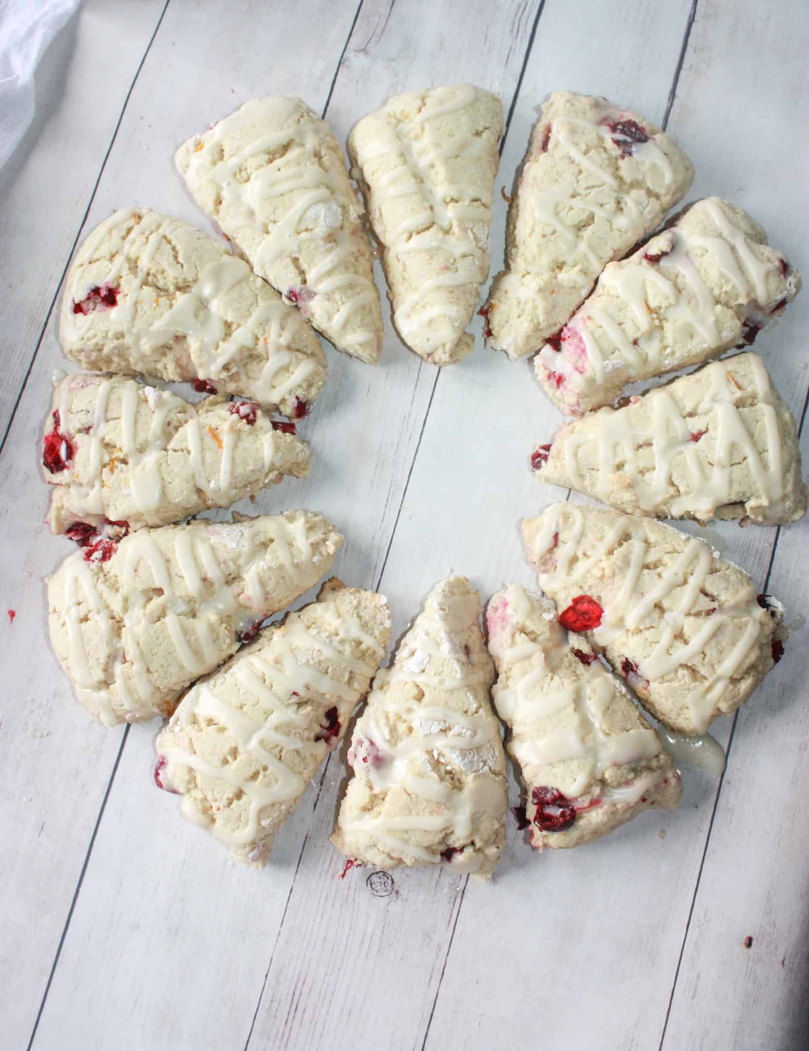 Orange Cranberry Scones are an easy baking recipe with a light, fluffy texture and these gluten free gems are loaded with flavour.