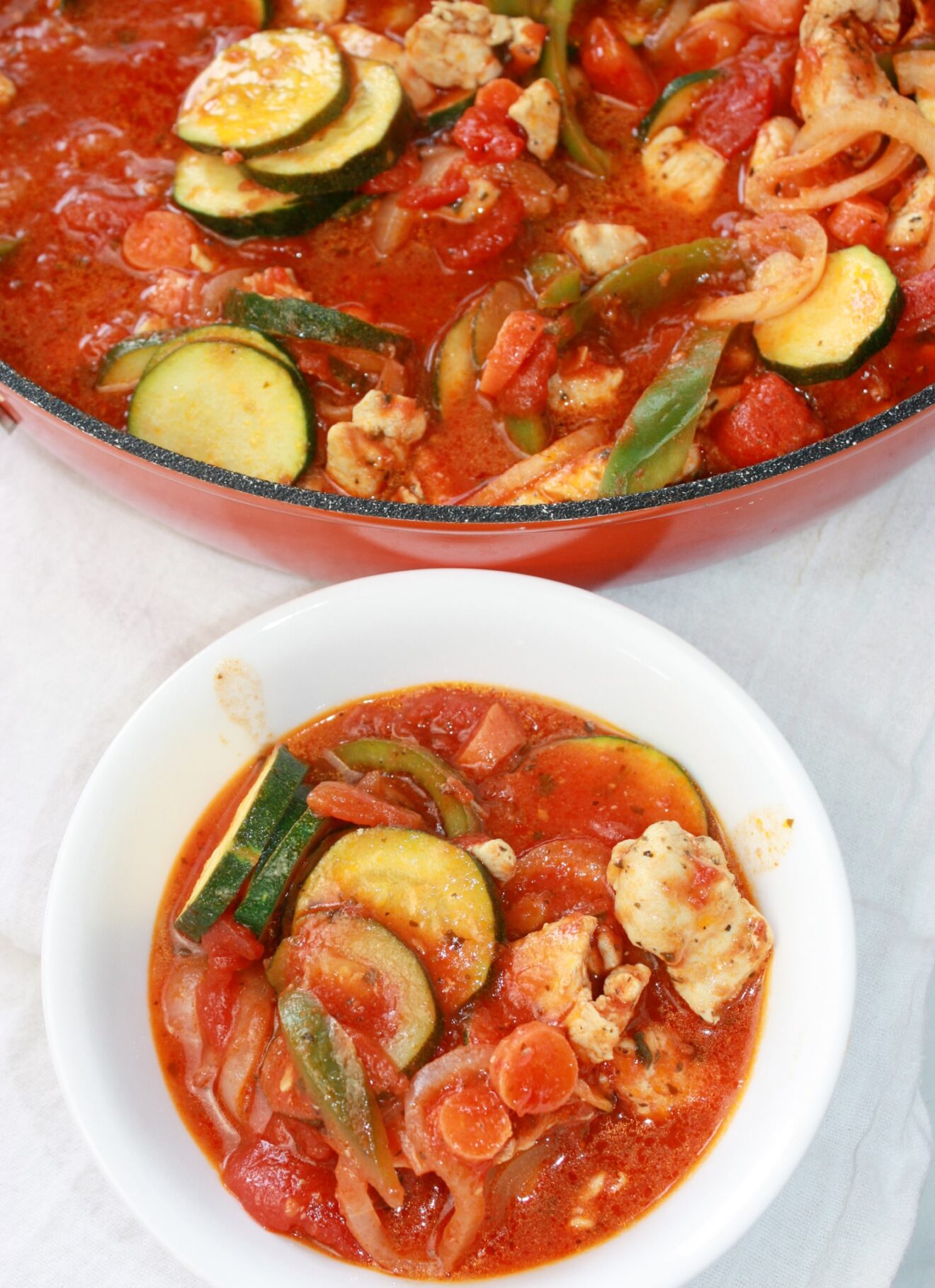 Chicken and Zucchini Skillet Dinner Kiss Gluten Goodbye