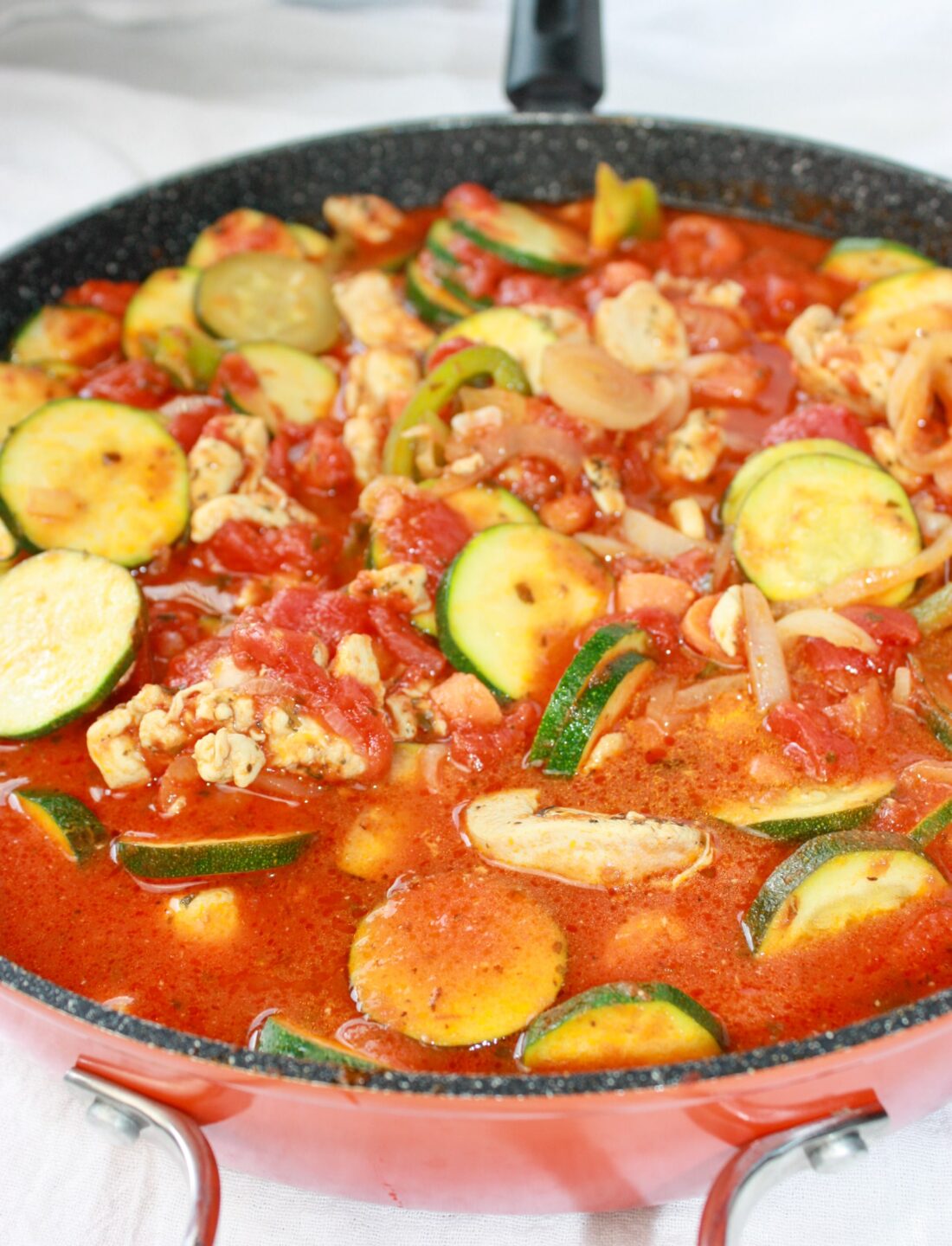 Chicken and Zucchini Skillet Dinner Kiss Gluten Goodbye