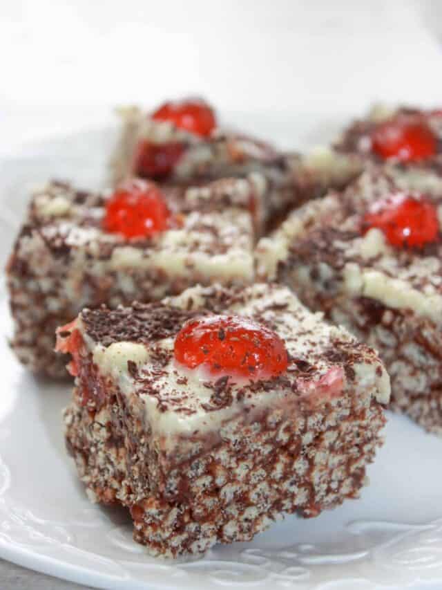 Black Forest Crispy Rice Squares Recipe – Gluten Free