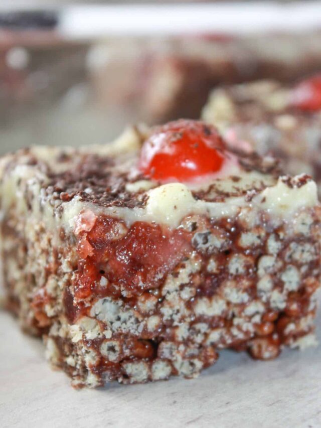 How to Make Black Forest Crispy Rice Squares – Gluten Free
